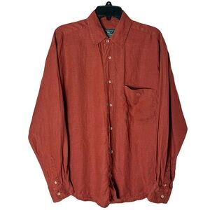 Rodd & Gunn Linen Button Shirt M Classic Gentleman Office Career Capsule Staple